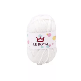 Kötő és horgoló fonal 50 g törtfehér
