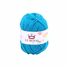 Kötő és horgoló fonal - 50 g ciánkék