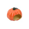 Halloween töklámpás kerámia mécsestartó 8 cm – dekoratív gyertyatartó