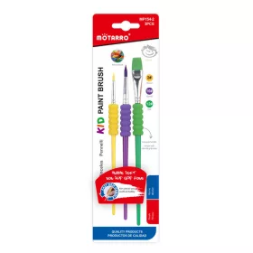   Mötarro gyerek festőecset készlet – 3 db Easy Grip csúszásmentes nyéllel