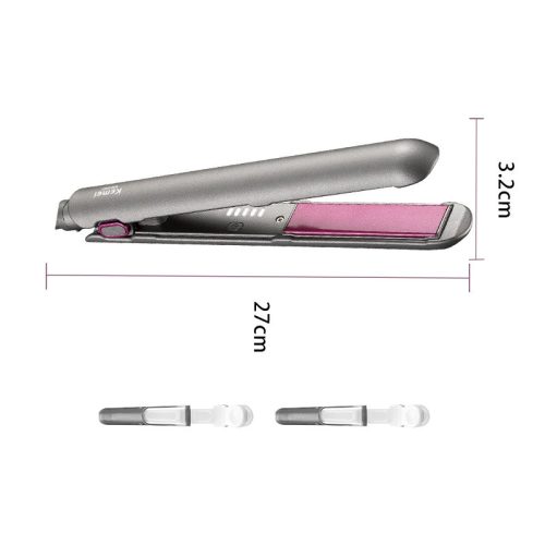 KEMEI KM-2851 professzionális hajvasaló és hajsütő – 2 az 1-ben hajformázó, 220°C