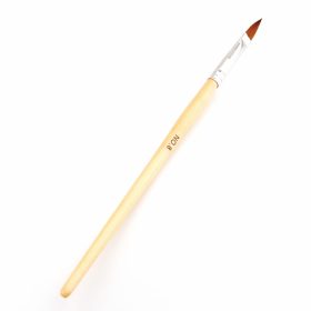 Építő ecset zseléhez gélekhez 8#. Natúr fa