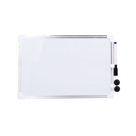   Mágneses fehértábla 20×30 cm – törölhető filccel és 2 db mágnessel, hordozható írótábla