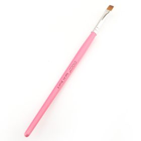 Építő ecset zseléhez gélekhez 8#. Rózsaszín