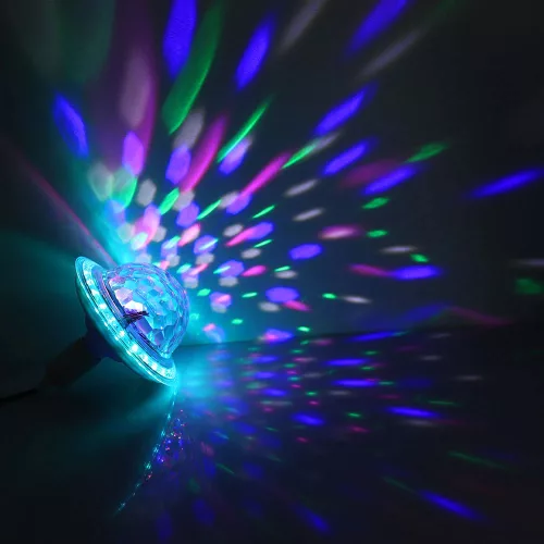 RGB LED disco fényű, bluetooth hangszóróval mp3 lejátszó és party fény