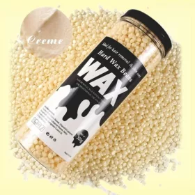   Krém illatú hard wax gyantagyöngy – 300 g – természetes fenyőgyantából