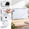 Kétoldalas mágneses írótábla 30×40 cm – fehér/fekete felület, alumínium kerettel