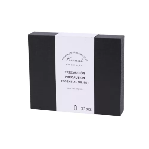 KUZUAN illóolaj szett ajándékdobozban – 12x10 ml természetes aromaterápiás olajok diffúzorhoz
