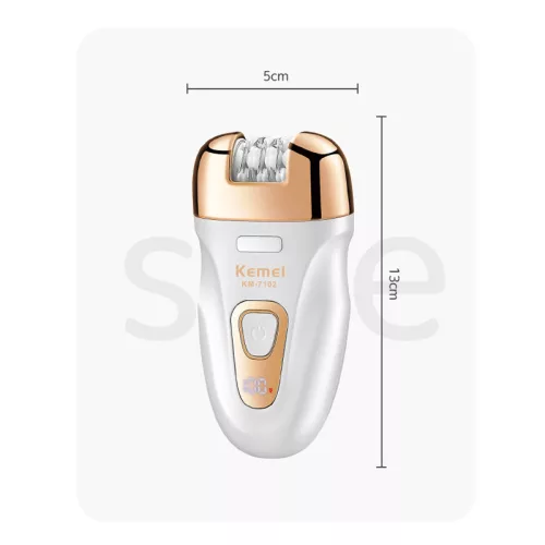 Kemei KM-7102 3 az 1-ben női elektromos epilátor – szőrtelenítő készülék, érzékeny területekre, USB töltéssel