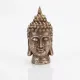 Buddha fej dekoráció 17 × 15 × 31 cm – spirituális lakásdekoráció, antik hatású szobor