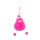 Kulcstartó Baby sapkás 8 cm - pink