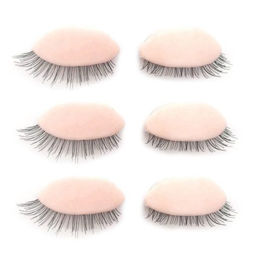 3 pár Gyakorló Szempilla