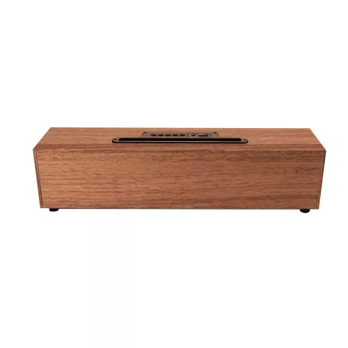 Zenedoboz XM-520 vezeték nélküli 20 W - fa mintázatú és anyagú - 38 x 9 x 9 cm