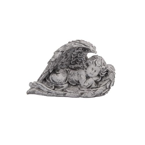 Pihenő angyalka kerámia szobor 29 cm