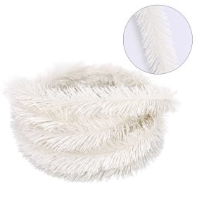   Karácsonyi girland - 5 m, erősített, vastag fehér, 1 szálas