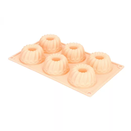 Szilikon minikuglóf forma 6 adagos, Casasunco