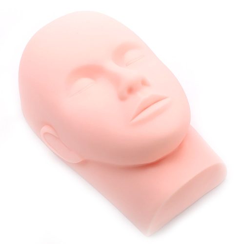 Gyakorló babafej műszempillához