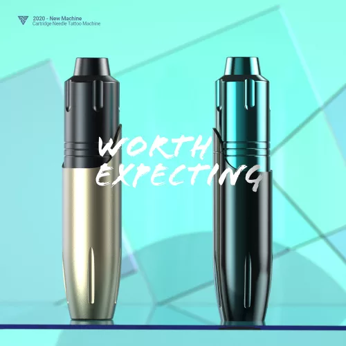  HY-1005 Forgómotoros Tetováló Toll Csatlakozó Adapterrel - Kék Fekete: Professzionális Eszköz a Tetováláshoz