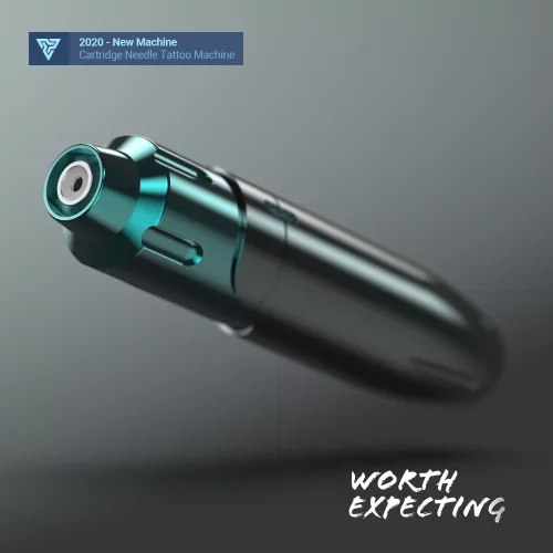  HY-1005 Forgómotoros Tetováló Toll Csatlakozó Adapterrel - Kék Fekete: Professzionális Eszköz a Tetováláshoz