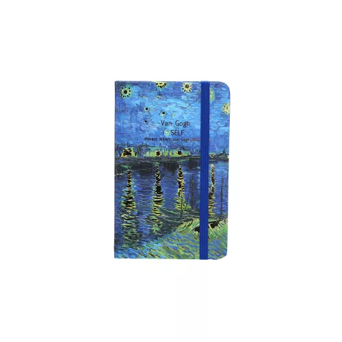 Van Gogh SELF jegyzet A5 -es vonalas, gumis, könyvjelzős - variációk