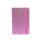 Vonalas, A6-ös, glitteres fedelű jegyzetfüzet pink színű