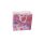 15 x 15 cm parfümös dísztasak rózsaszín virágos - 1