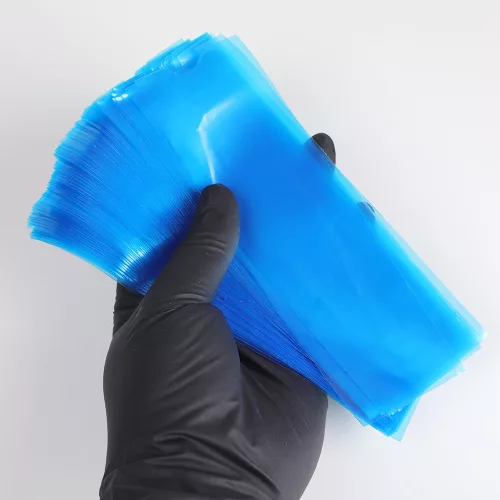Tetováló kábel védőfólia – Clip Cord védő tasak 16×5 cm (100 db), higiénikus egyszer használatos fólia