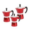 Kotyogós kávéfőző 3 csésze - Piros