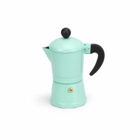   Kotyogós kávéfőző 2 személyes – zöld, klasszikus olasz eszpresszó kávéfőző otthonra