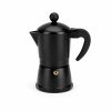 Kotyogós kávéfőző 2 személyes – fekete, klasszikus olasz eszpresszó kávéfőző otthonra