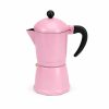 Kotyogós kávéfőző 6 személyes – rózsaszín, klasszikus olasz eszpresszó kávéfőző otthonra