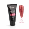 SINTARIO Poly Gel 04 Red Shimmer – intenzív vörös csillogású építő polygél UV/LED lámpához, professzionális körömépítéshez