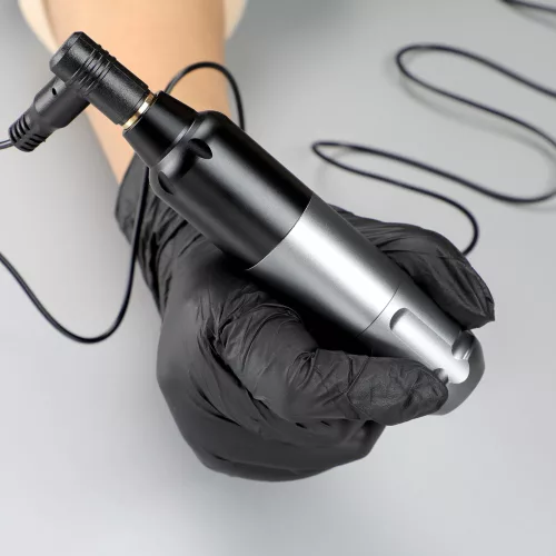 TBP5MINI-1 fekete tetováló szett, tollal, tűkkel SOLONG