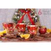Illatgyertya pohárban 115g, Golden Christmas Cinnamon Apple
