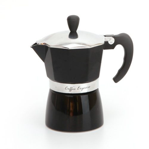Kotyogós kávéfőző 6 csésze - Fekete