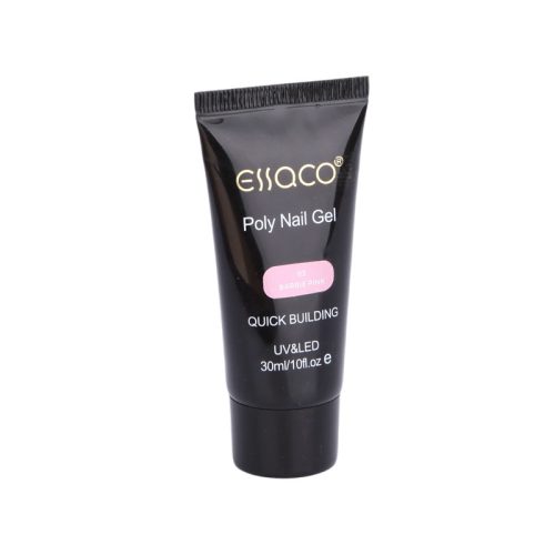 ESSACO Barbie Pink polygél – 30 ml, élénk rózsaszín körömzselé