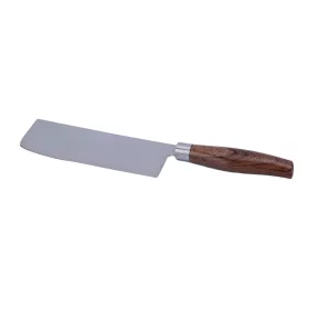   Barna nyelű bárd szerű daraboló konyhakés, 32 cm - teljes hossz, penge: 18 cm x 6,5 cm