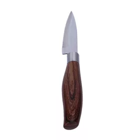   Barna nyelű, konyhakés, étkezéshez, 20,5 cm- teljes hossza, pengéje: 9 cm