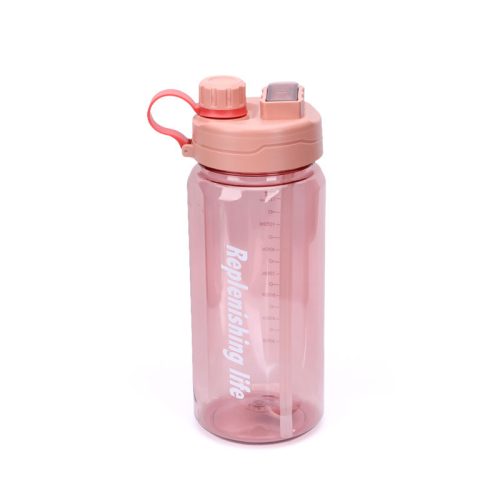 Motivációs kulacs Replenishing life sport kulacs 1,5 L - Rózsaszín