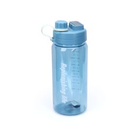   Motivációs kulacs Replenishing life sport kulacs 1,5 L - Kék