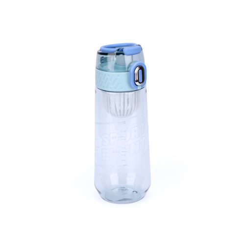 Motivációs kulacs SPORT 650 ml teaszűrővel - Kék