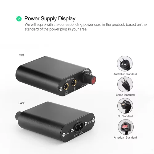 TBQ32P162 - Tetováló Gép Szett Tetováló Tollal És Tartozékaival - Arany színu