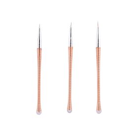 Műköröm díszítő tű ecset 3 darabos szett 17,5 cm