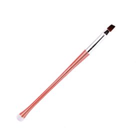 Műköröm díszítő ferde ecset 3 darabos szett 17,5 cm