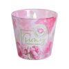 Illatgyertya pohárban 115g, Floral Aromas Royal pink