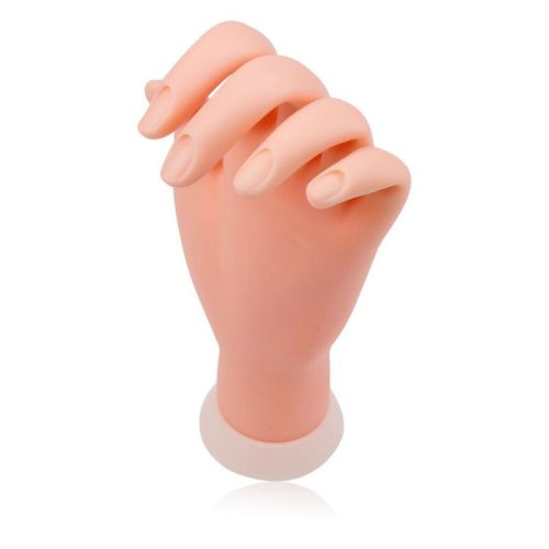 Műköröm gyakorló kéz modell