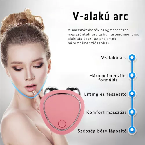 Mikroáramú arcmaszírozó készülék USB töltés