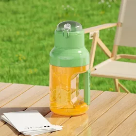   Hordozható USB Turmixgép 1500 ml – Nagy Kapacitású Smoothie és Juice Mixer, Zöld