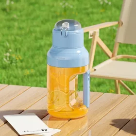   Hordozható USB Turmixgép 1500 ml – Nagy Kapacitású Smoothie és Juice Mixer, Kék