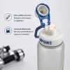 Sport kulacs 900 ml – BPA-mentes ivópalack csavaros kupakkal, középszürke